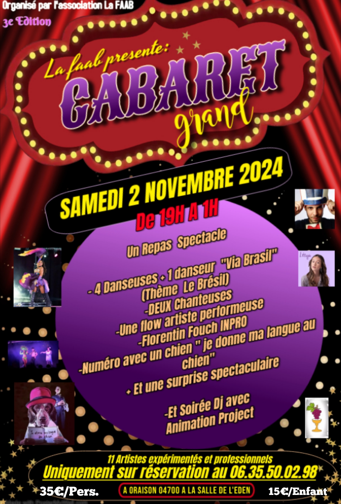 Grand Cabaret 3eme édition - LA FAAB