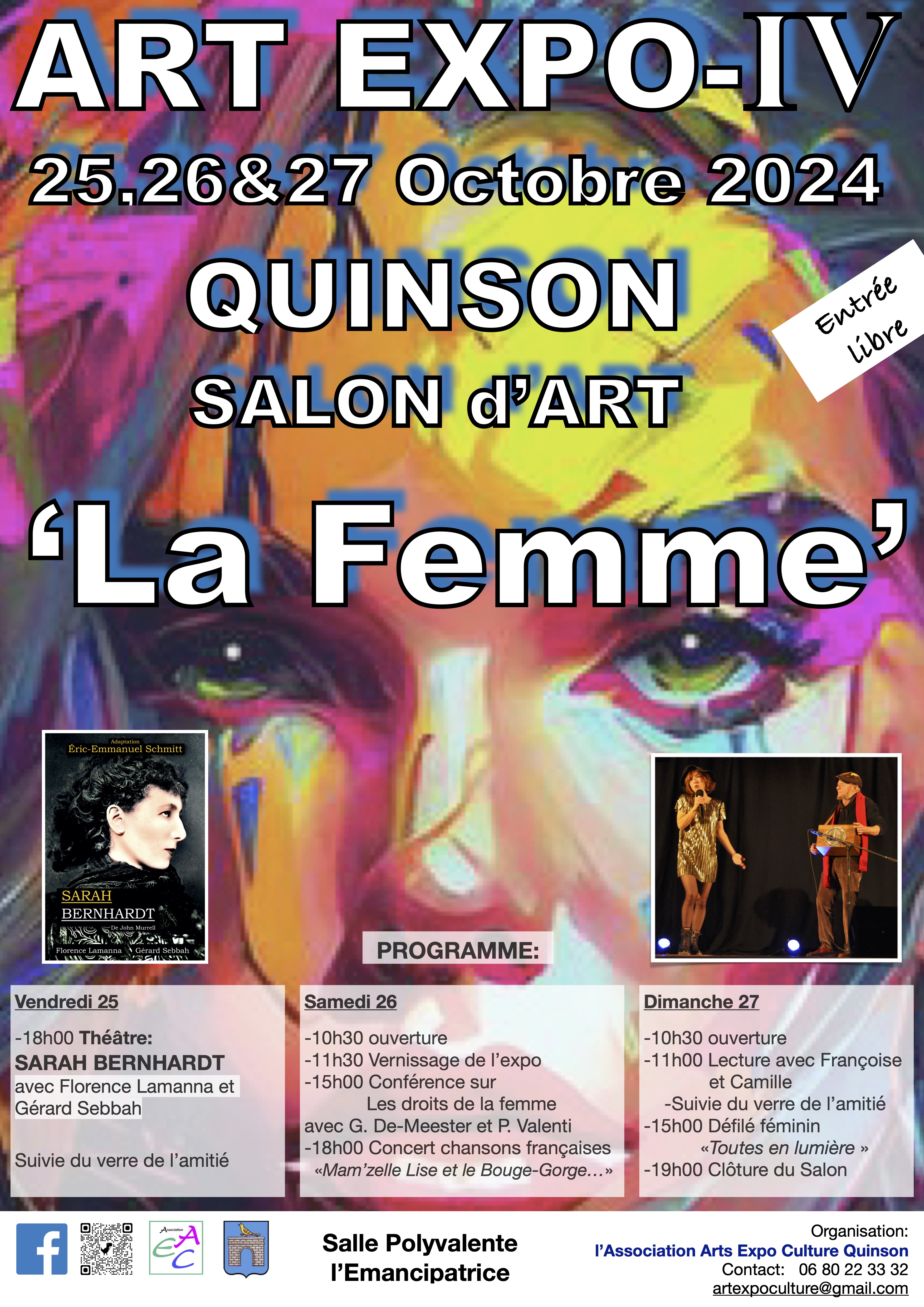 Quinson: Salon d'Art - Art Expo IV - Théâtre, Concert, défilé, conférence, lecture