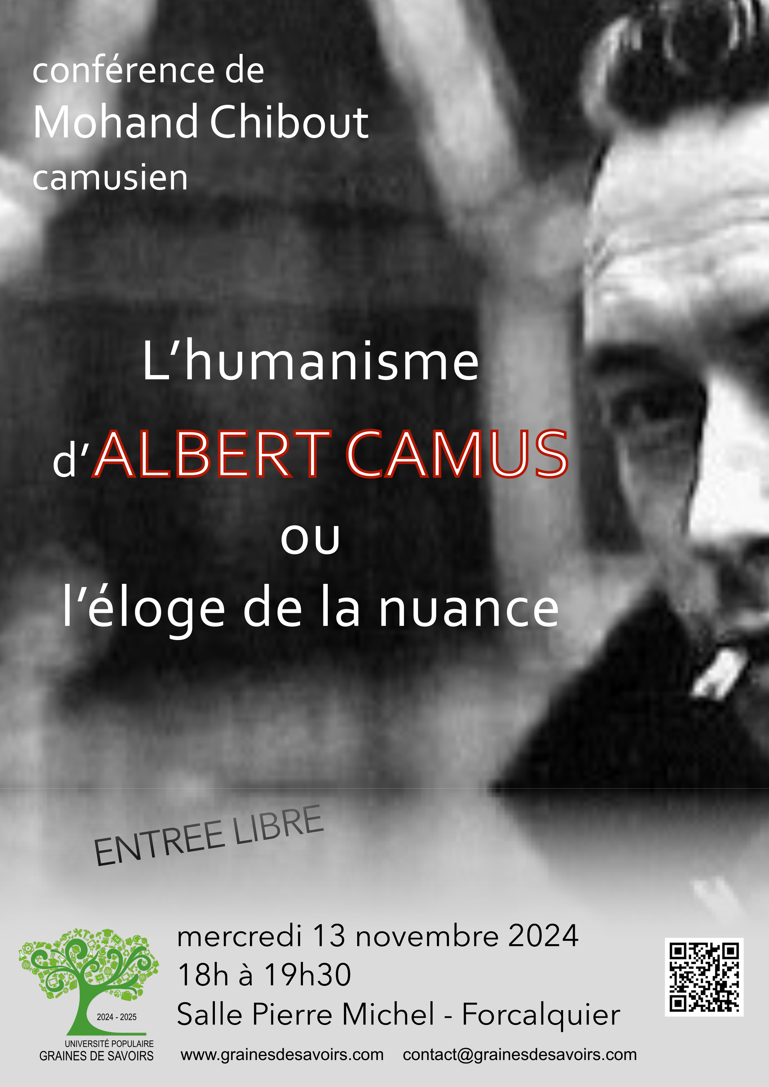  L’humanisme d’Albert Camus ou l’éloge de la nuance.