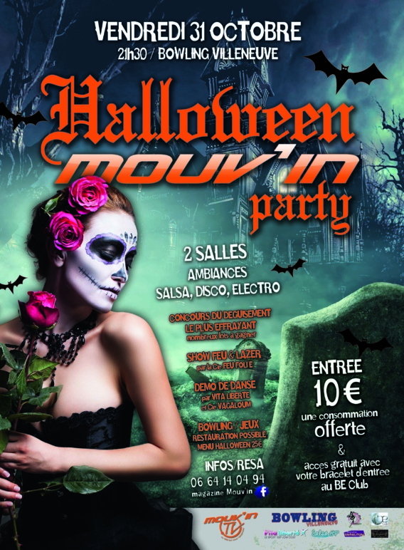 SOIRÉE HALLOWEEN MOUV'IN PARTY 2014