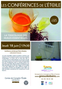 Conférence : La toxicologie des huiles essentielles