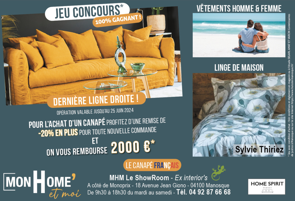 MHM LE SHOWROOM succède à Intérior’s Mobilier !