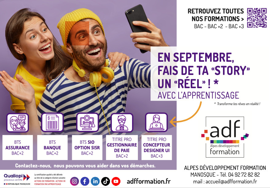 pourquoi faire ses études avec ADF  en 7 points et plus encore...