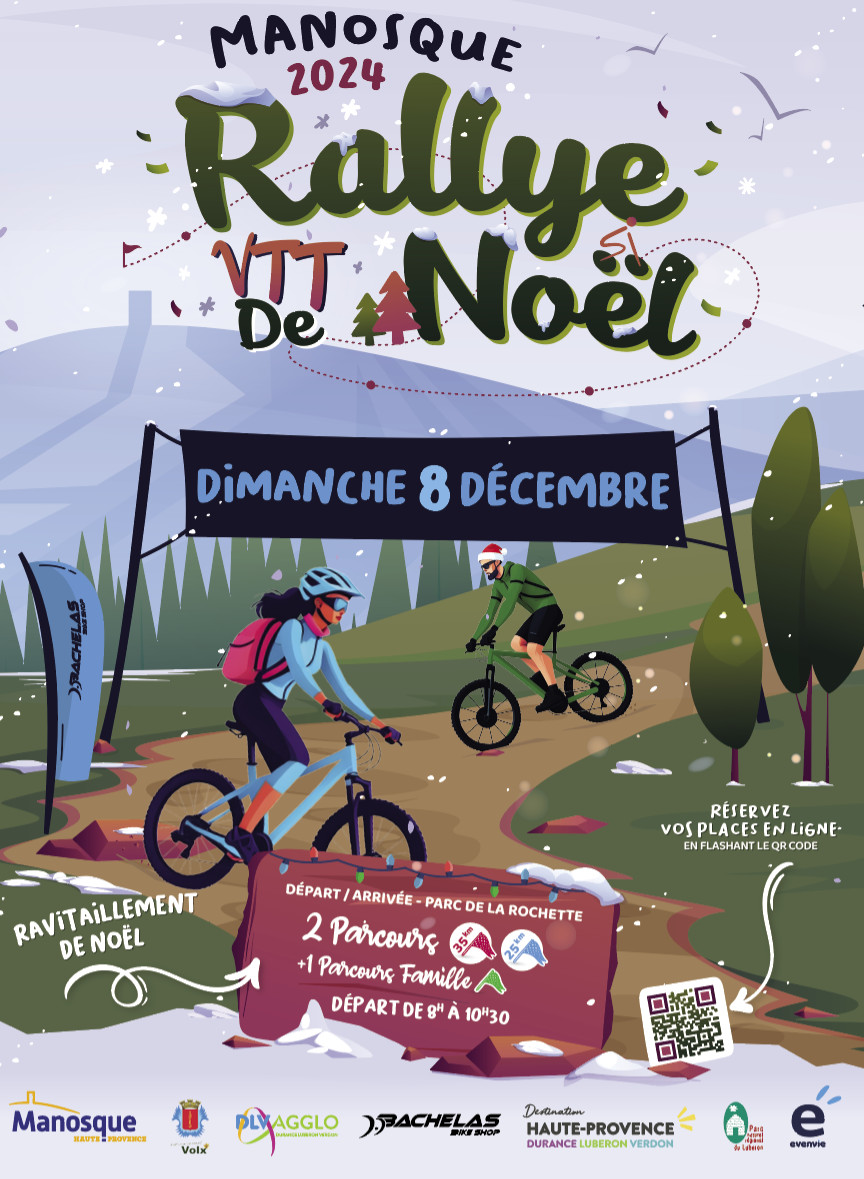 Rallye vtt de Noël, nouvelle édition le 8 décembre 2024 !