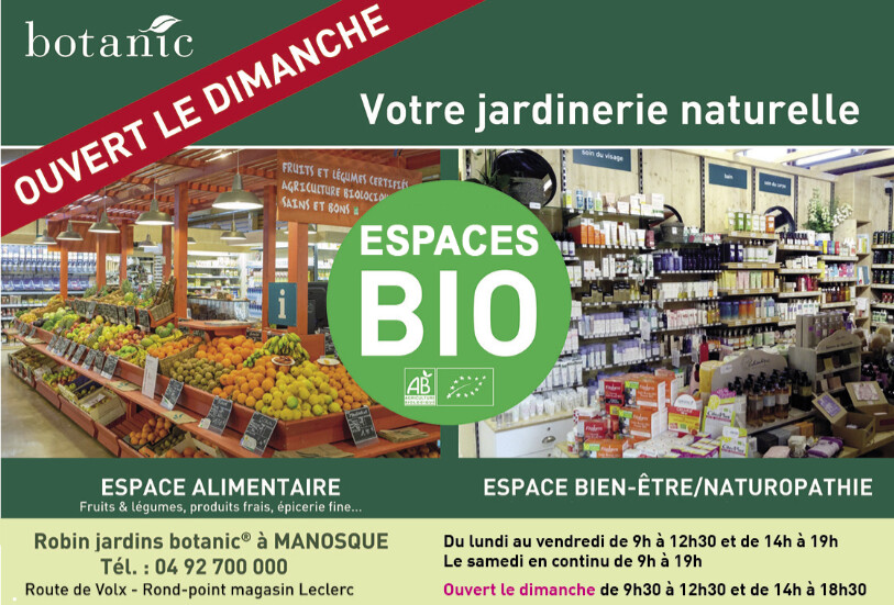 Partagez les secrets de noël chez Botanic Manosque !