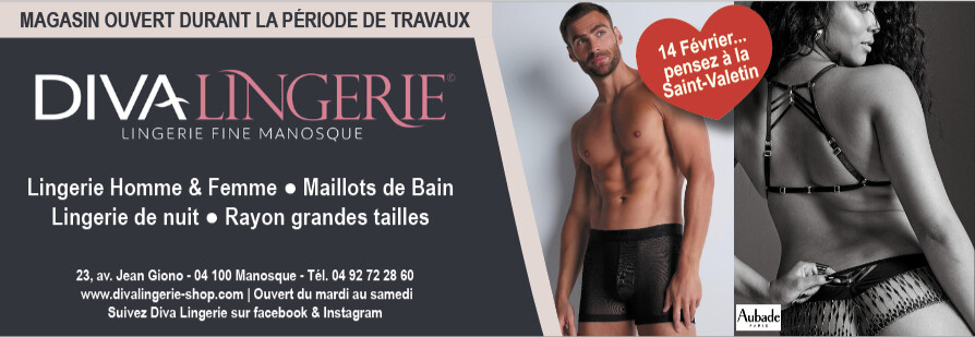 DIVA LINGERIE À MANOSQUE : DES CONSEILS, DES MARQUES ET DE LA QUALITÉ...