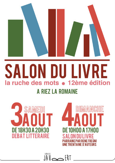 " LA RUCHE DES MOTS ", 12è SALON DU LIVRE, UN RENDEZ-VOUS INCONTOURNABLE !