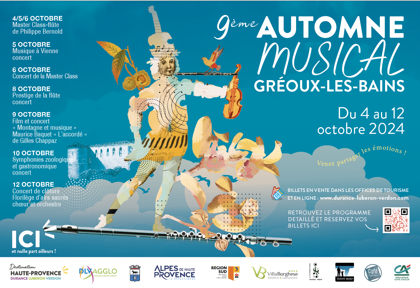 Automne Musical, 9è edition du 4 au 12 octobre à Gréoux-Les-Bains