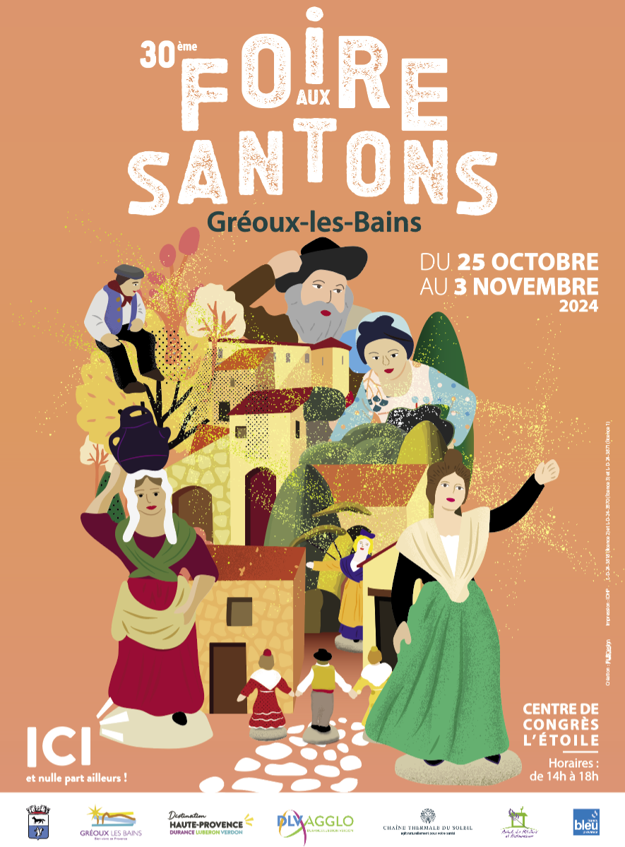 Foire aux Santons : 30 ème édition du 25 octobre au 3 novembre à Gréoux Les Bains