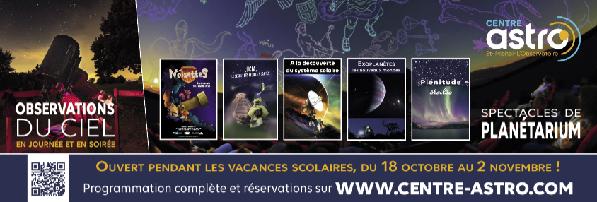 Au Centre Astro, l’univers est à portée de tous !