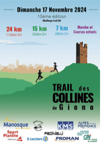 Rendez-vous le 17 novembre pour la 10è édition du Trail des Collines de Giono !