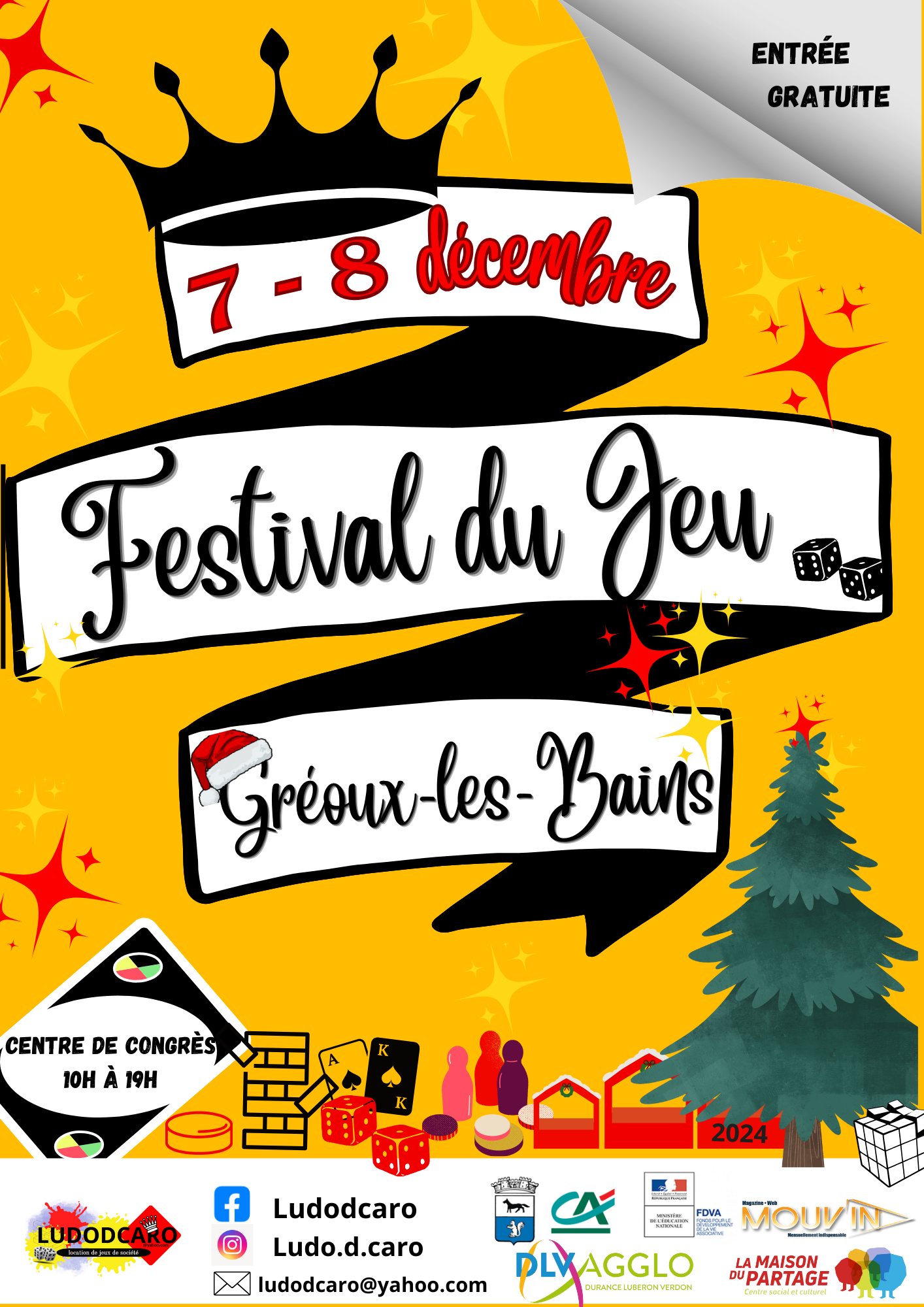 Le jeu fait son festival avec Ludodcaro les 7 et 8 décembre à Gréoux-Les-Bains