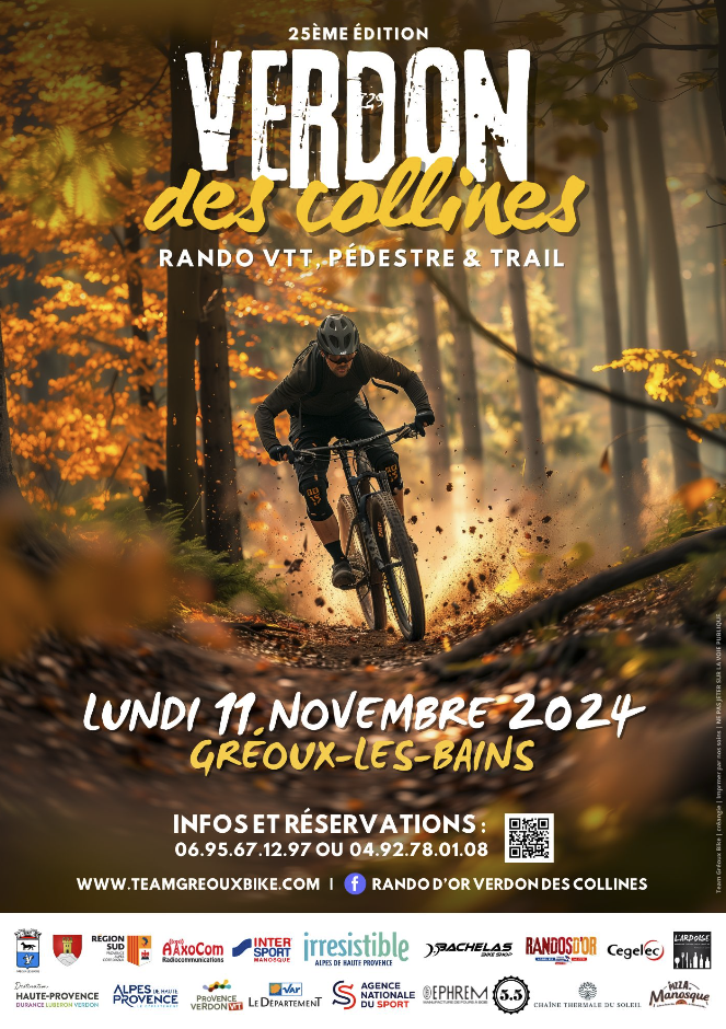 Rando verdon des collines le lundi 11 novembre 2024