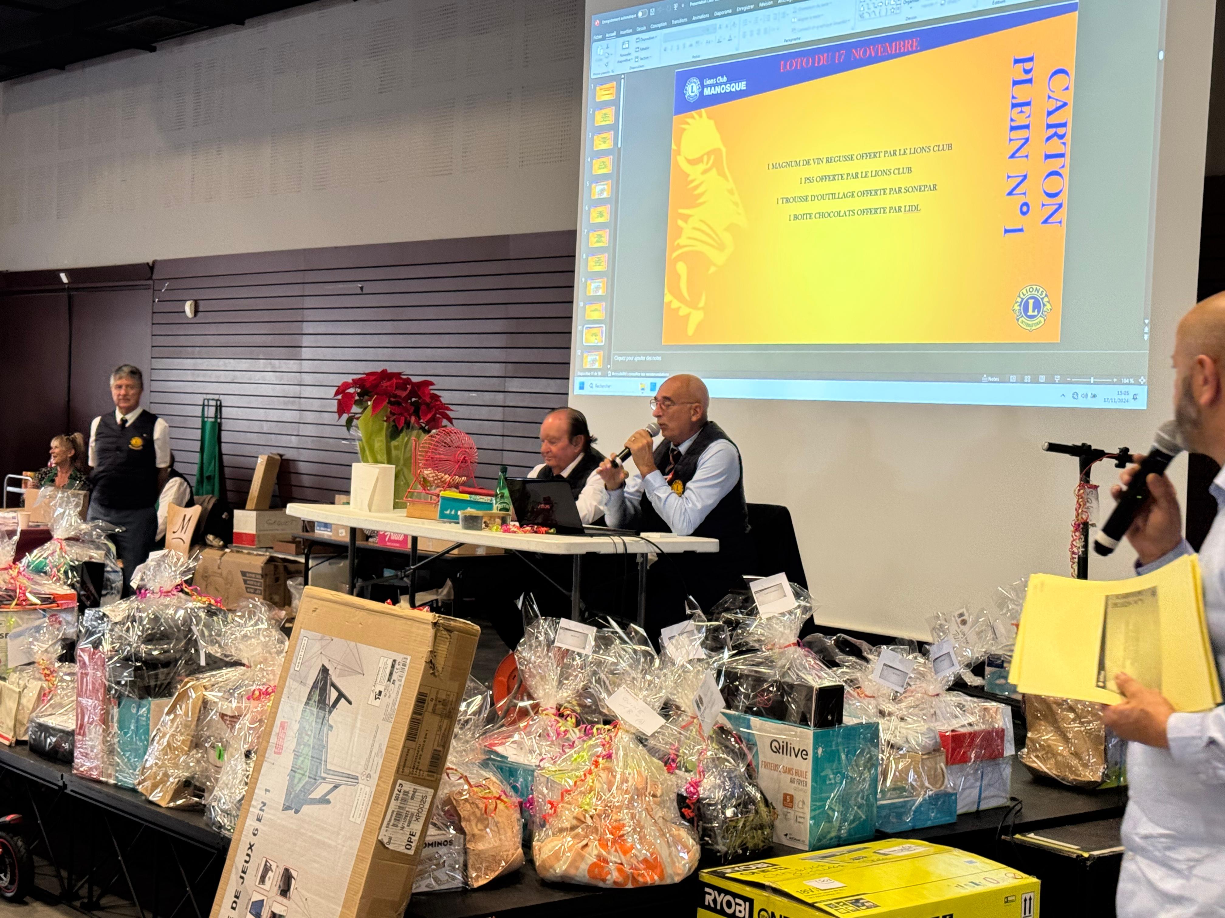 FOCUS SUR LES DERNIÈRES  ACTIONS DU LIONS CLUB  DE MANOSQUE