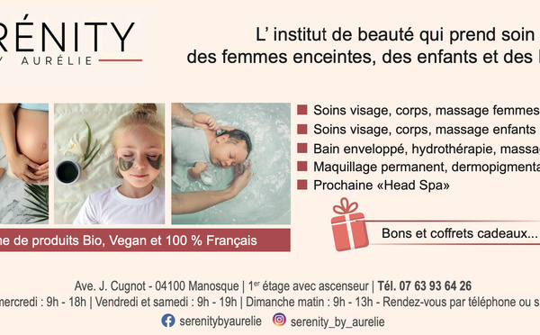 «SERENITY BY AURELIE» PREND SOIN DES FUTURES MAMANS, DES BÉBÉS ET DES ENFANTS..