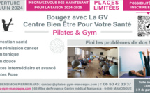 Nouveau au centre médical Le Manuesca pilates/gym :  une pratique douce pour se maintenir en bonne santé...