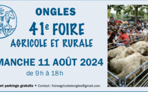 41è foire agricole  et rurale d’Ongles  le dimanche 11 août 2024