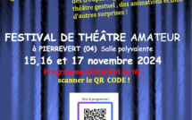 3è édition du Festival de la Lorgnette ! rencontres de théâtre amateur à Pierrevert Les 15, 16 et 17 novembre 2024